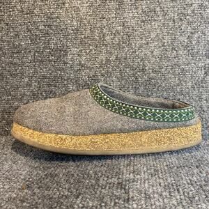Woolie Rafters Womens 7 Gray Wool Clogs Mules Slip On Cork Comfort